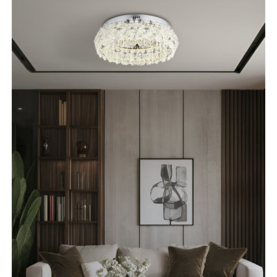 Crystal LED Flush Mount