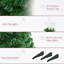 Arbre de Noël artificiel avec branches et lumières DEL à fibre optique
