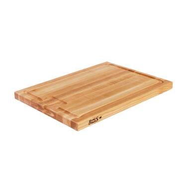 John Boos Square Maple Wood Mini Chopping Block on Wooden Legs - 12L x  12W x 6H