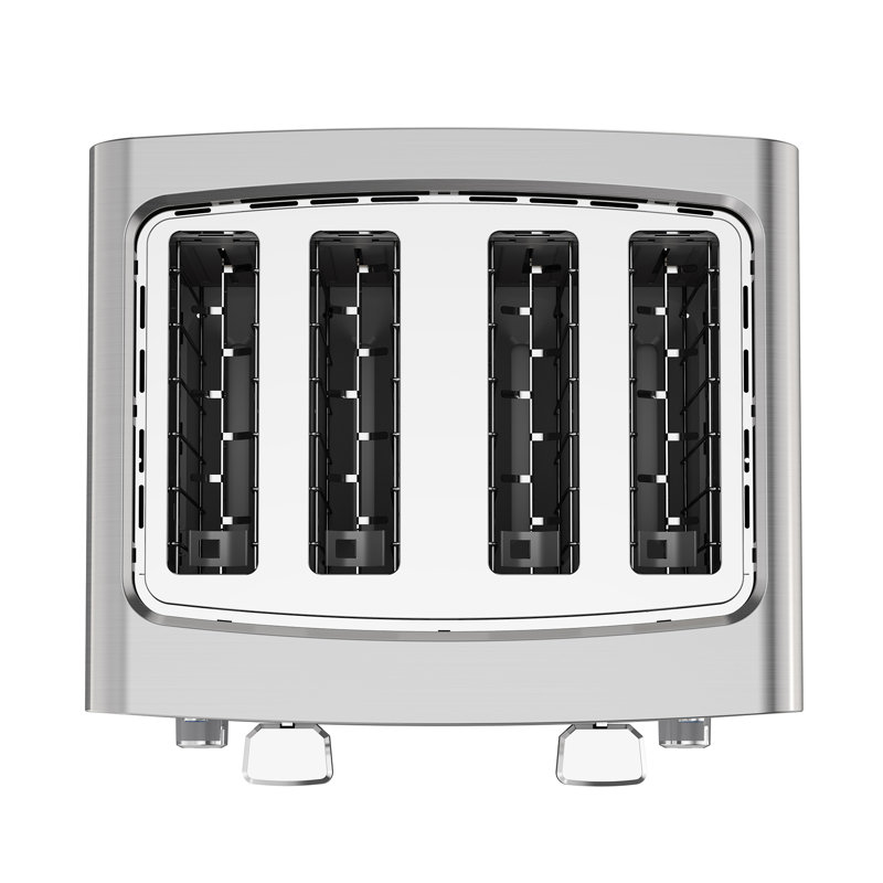BLACK+DECKER 4-Slice Toaster, Stainless Steel, TR4900SSD