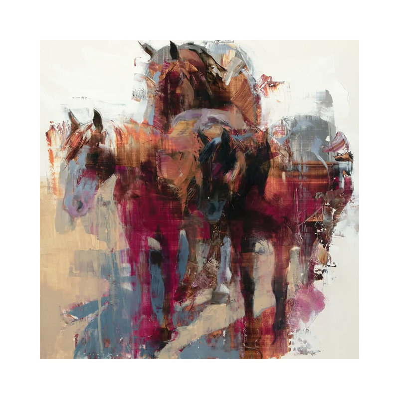 Three Stooges by Julie T. Chapman - Wrapped Canvas Painting, 30.48cm H x 30.48cm W x 1.91cm D