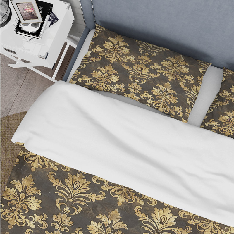 Ensemble de housse de couette Traditional, Housse de couette pour grand lit et 2 taies décor