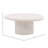 Raul Concrete Terrazzo Coffee Table, White