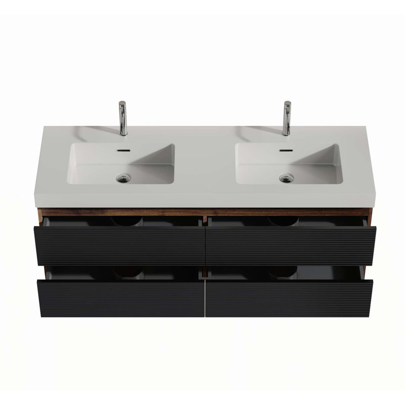 Meuble-lavabo moderne avec caractéristiques avancées et design élégant