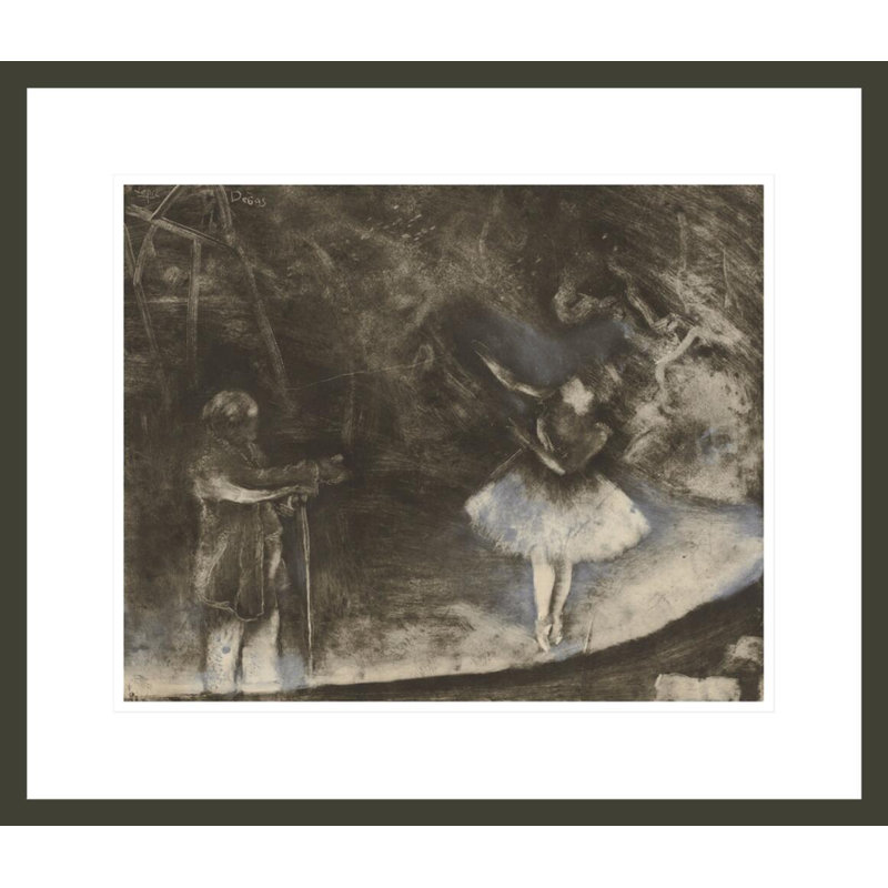 «The Ballet Master» par Edgar Degas, impression giclée encadrée, H 17,75 po x l 20,61 po