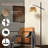 65.9" Arched Floor Lamps For Living Room With Foot Switch, Standing Lamp With Woven Lampshade Led Bulb For Bedroom, Office