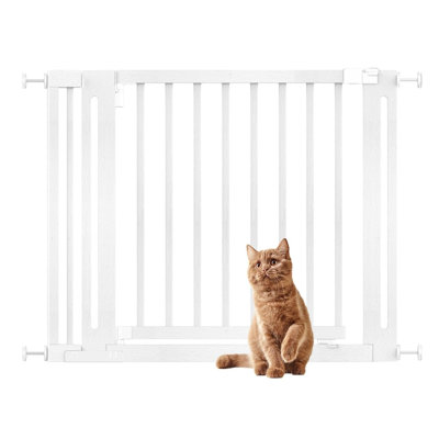 Wood Pressure Mounted Pet Gate