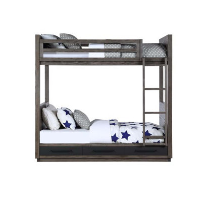 Erkson Kids Twin Over Twin Bunk Bed