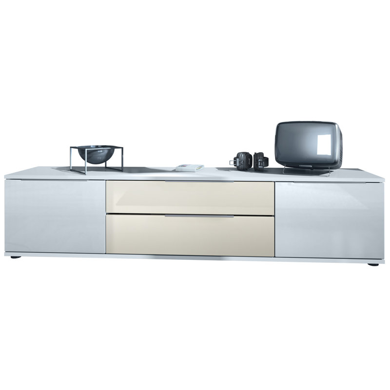 Austynn TV Stand for TVs up to 65", White/Cream