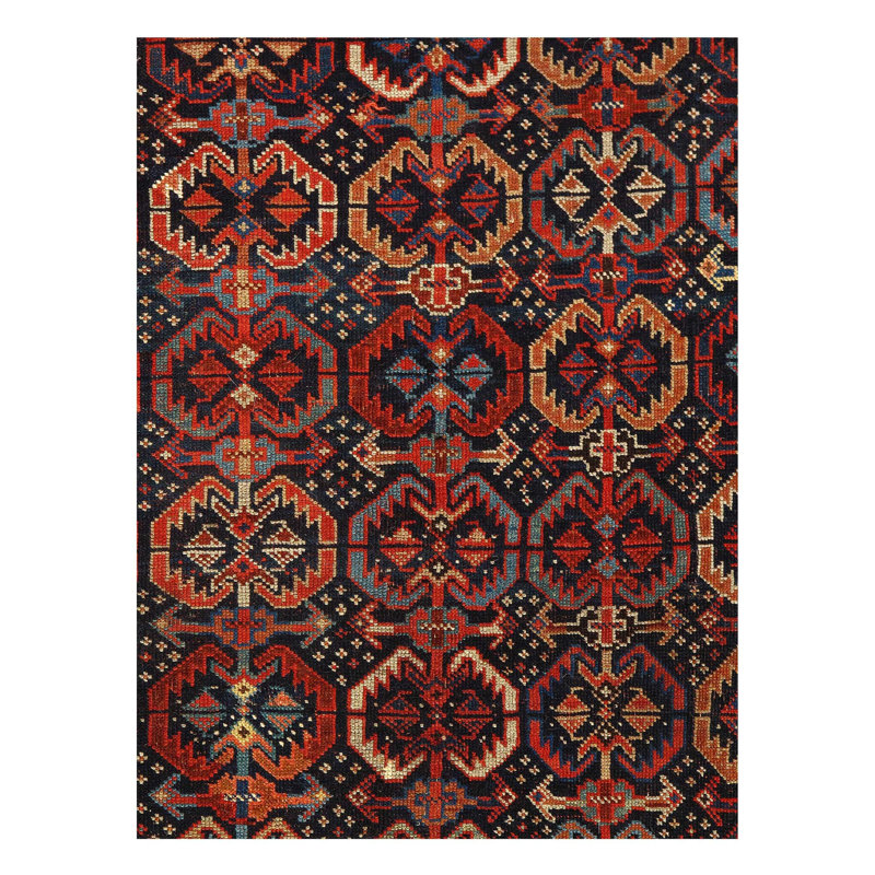 Hand Woven Cotton and Wool Area Rug