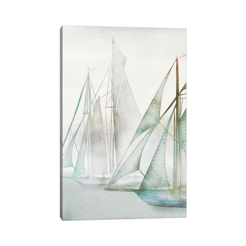 Glide II by Edward Selkirk - Wrapped Canvas Painting, 66.04 cm H x 45.72 cm W x 3.175 cm D