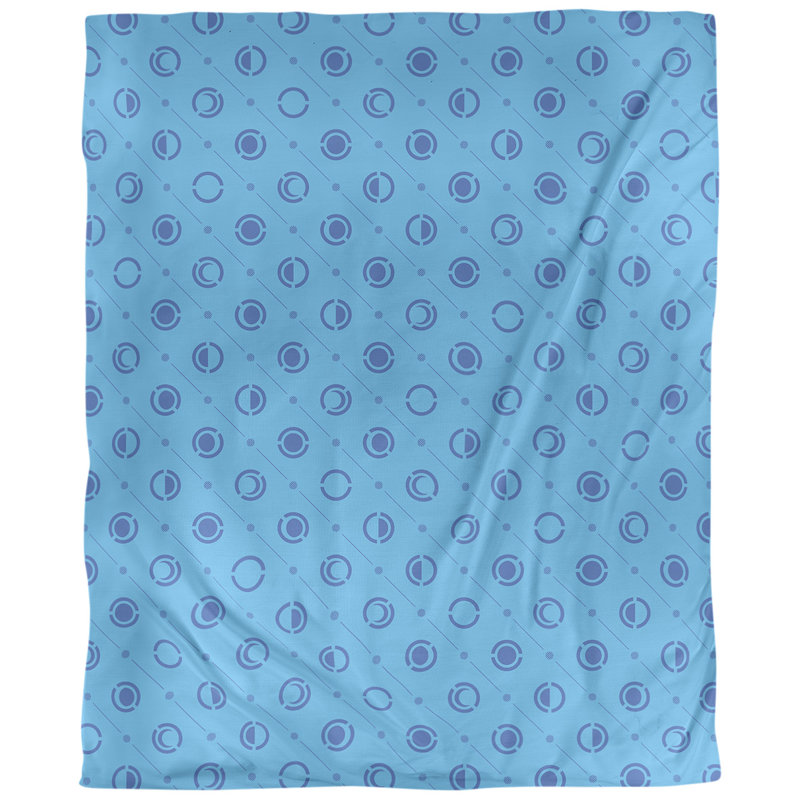 Tissu de phases lune, Sarcelle / bleu marine, L 60 po x l 36 po, Polyester filé