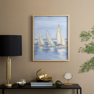 NAUTICAL Series VI, reproduction encadrée - bois massif