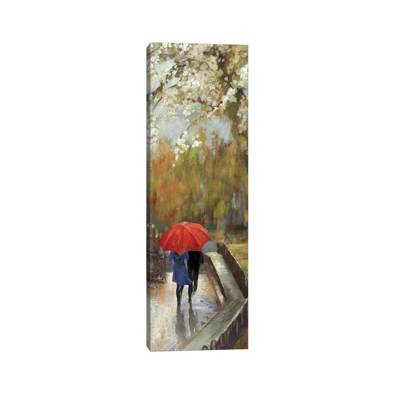 A Walk In The Park by Aimee Wilson - Wrapped Canvas Panoramic Painting, 30.48 cm H x 91.44 cm W x 1.91 cm D