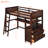 Loft Bed With Drawers And Desk, Wooden Loft Bed With Shelves-161060957-161060946
