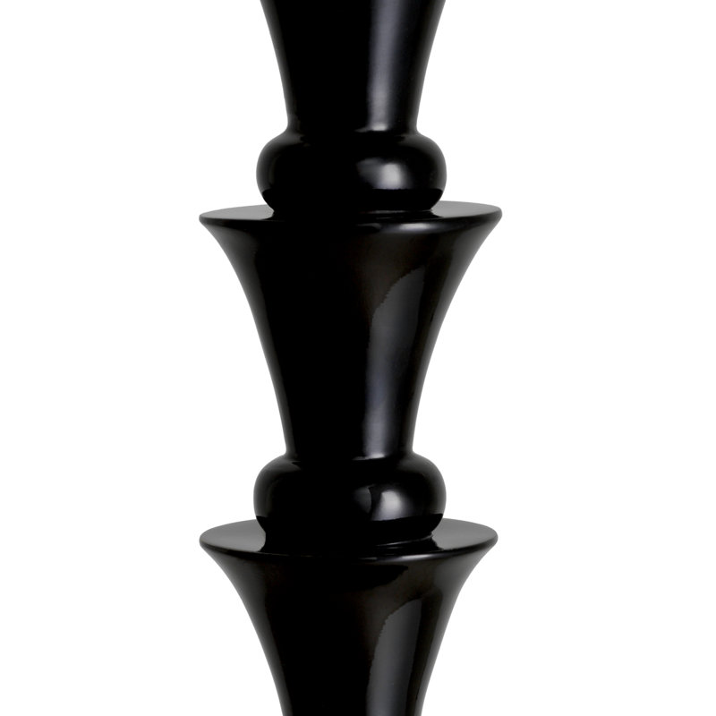 Floor Lamp, Black, White
