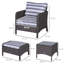 Garman 2 Seater Rattan Conversation Set-706076395