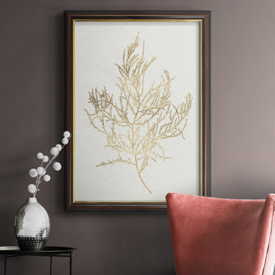 " Gilded Algae III " Painting Print