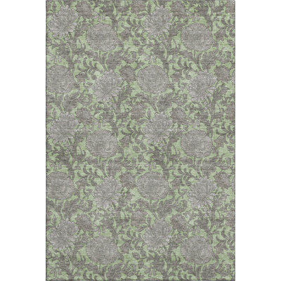Premium Machine Washable Prisco Aloe Rug