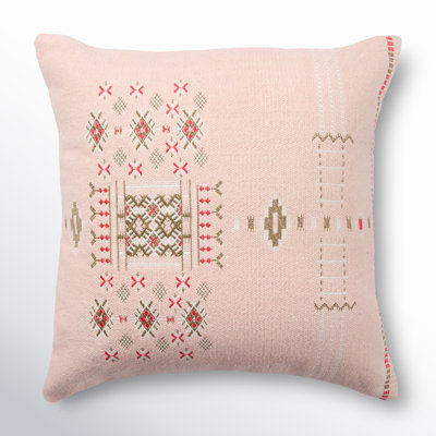 Mikes Embroidered Throw Pillow