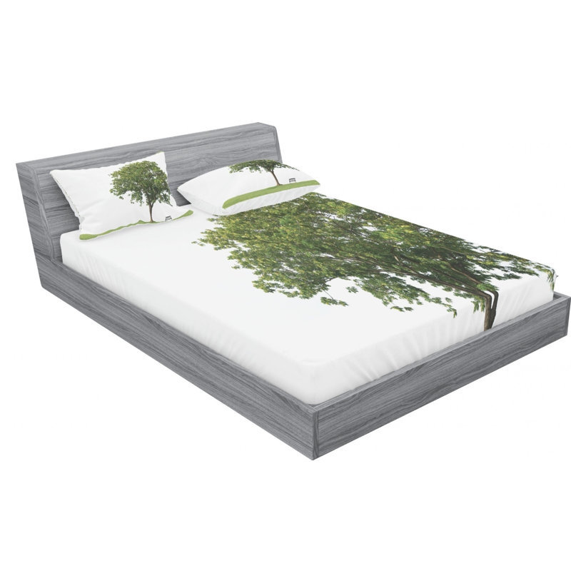Microfiber Sheet Set, Queen Sheet Set with Fitted Sheet