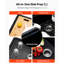 Évier de cuisine en granite à simple cuve en composite de 30 po avec finition mate non poreuse et accessoire tout en un composite de quartz 30 x 18 x 9, aspect pierre naturelle
