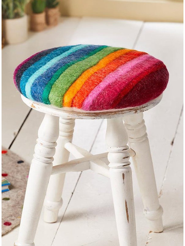 Adoraim Multi Colour Round Cushion