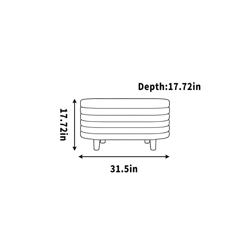 Banc de rangement pour vêtements