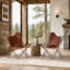 Fauteuil suspendu en cuir Callum-708944426