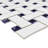Metro Basket Weave Dog Bone Porcelain Mosaic Wall & Floor Tile-35927574