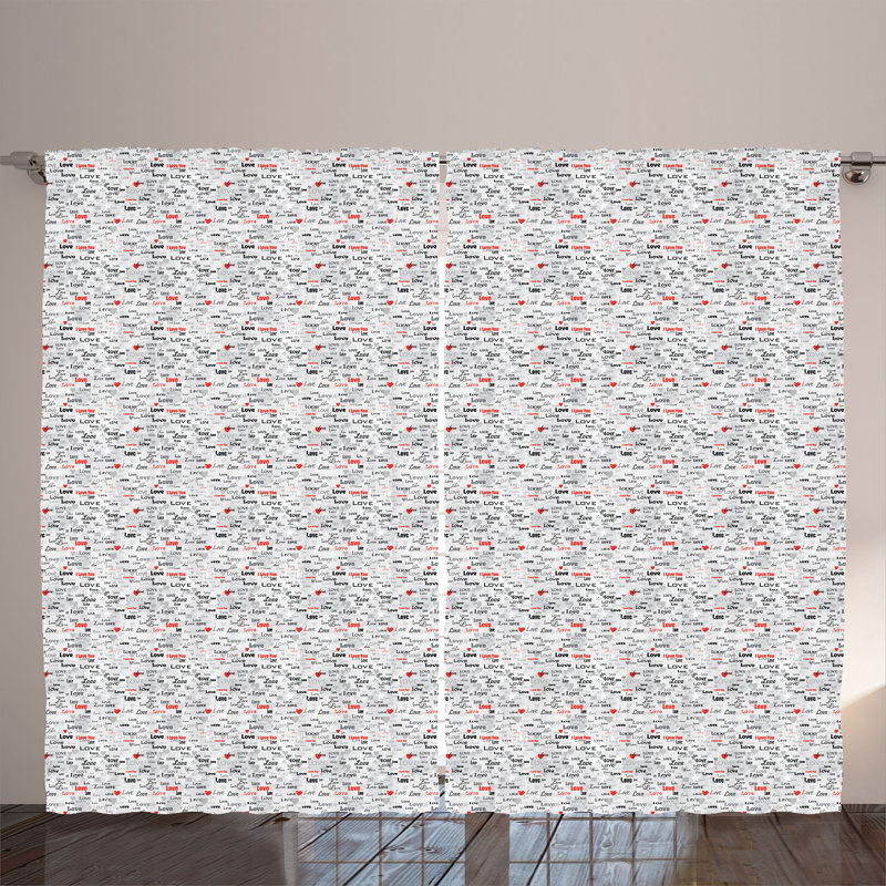 Semi Sheer Curtain Pair