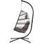 Balancelle suspendue gris foncé