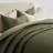 Oversized Cotton Sateen Channel Stitch Quilt Set - 3 Pieces King Bedding Comforter Set with Pillow Shams, All Season Lightweight Bedspread-116623420-116623421