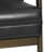 Mid Century Modern Upholstered Accent Chair, Faux Leather-798425917