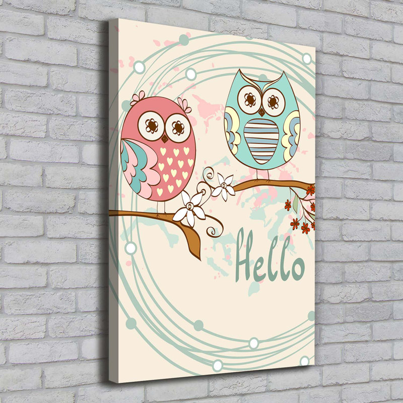 Owls - Wrapped Canvas Print