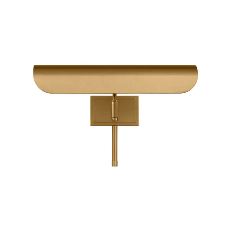 Hull Dimmable Picture Light, 7.75" H x 18" W x 9.13" D, Brushed Brass