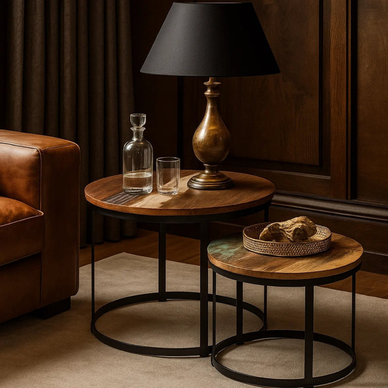 Table basse Schatz, Brun