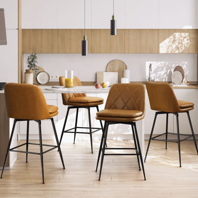 Garrey Swivel Bar & Counter Stool