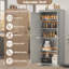Grande armoire 70 po avec 2 portes et 3 tablettes réglables, armoire de rangement autoportante moderne-378672945