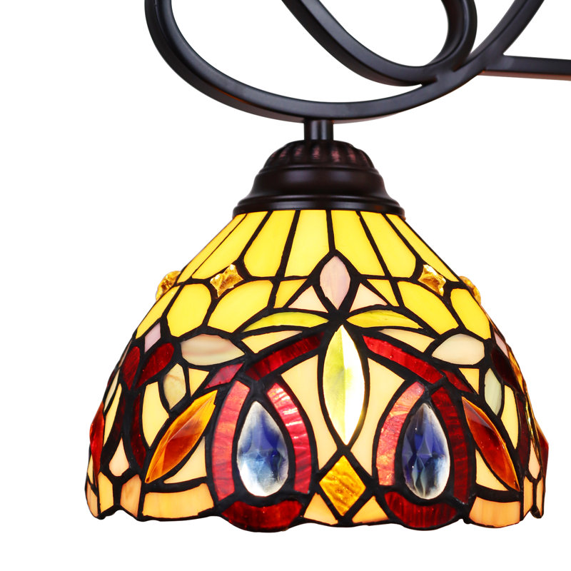 Abdeslam 3 - Light Glass Dimmable Tiered Chandelier