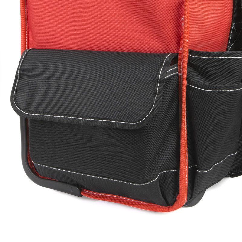 XtremepowerUS 18" Rolling Tool Bag – Durable Mobile Organizer with Multiple Pockets