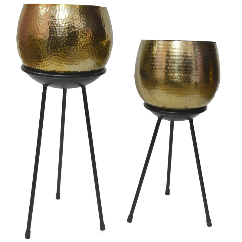 Metal Pot Planter