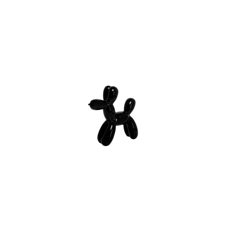 Ceramic Balloon Dog Gloss Black