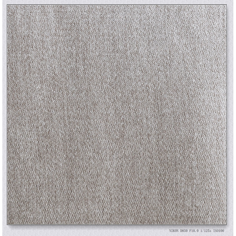 Grand cadre de lit tapissier avec tissu épais et tête de lit, Beige