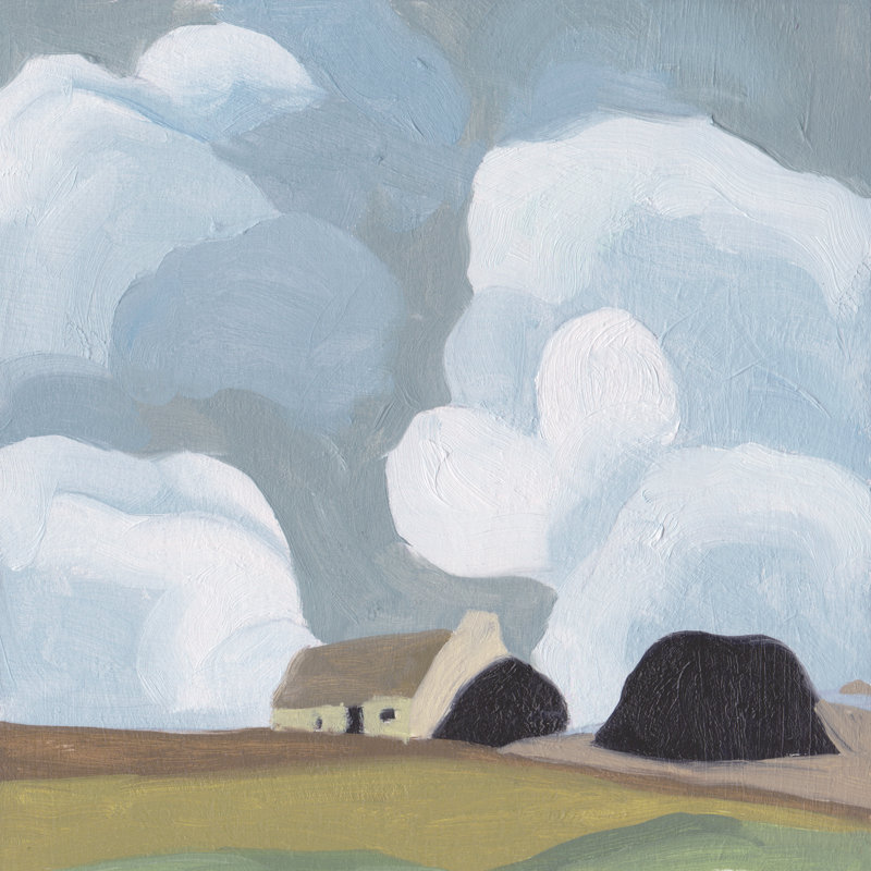 Another Place I by Melissa Wang - Wrapped Canvas Painting, 30cm H x 30cm W