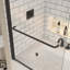 Bath Tub Pivot Shower Screen,With 1/4" Tempered Glass And Towel Bar-112517992