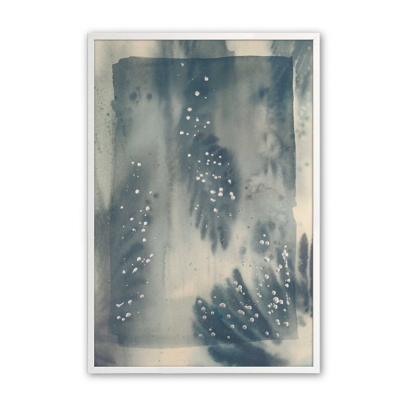 «Veiled Waves II» par Grace Popp, reproduction d'art sur toile, H 48 po x l 36 po, Blanc