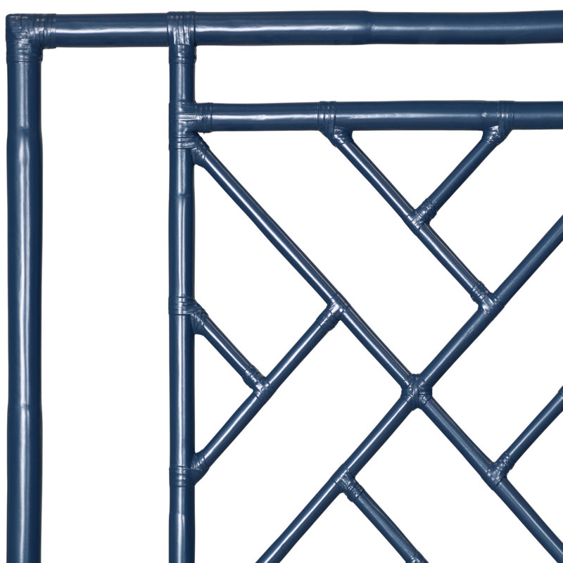 Lit plateforme Olga, Bleu marine, Twin XL