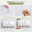 Helmes White Wooden Key Mail Organizer with Drawer Wall Mount Key Rack-108778308