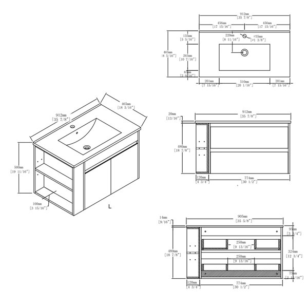 Dimensions du produit